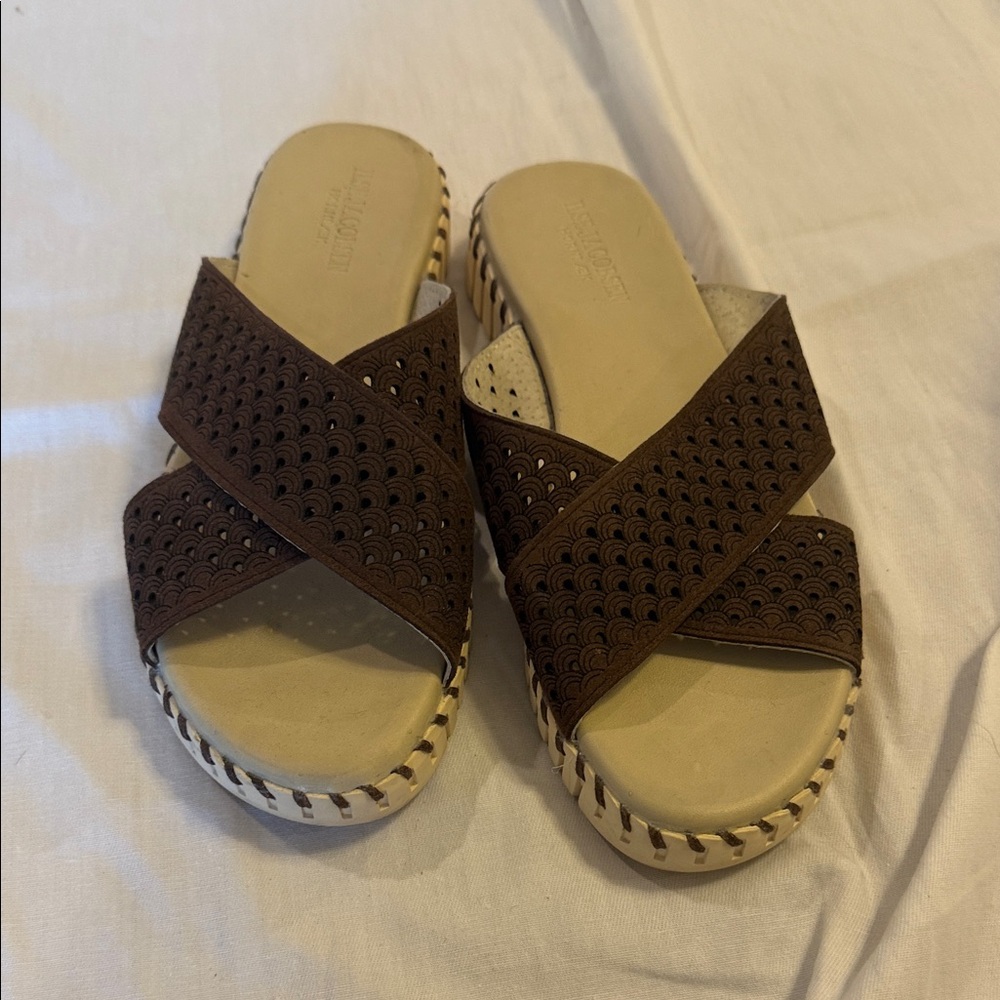 Ilse Jacobsen Brown Sandals 39